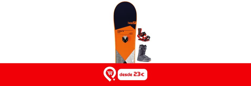 ADULTO / Equipo Completo Snowboard GAMA BRONCE 